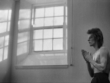 David Bowie, Praying By Windows,Scotland, 1973 by MICK ROCK