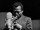 Miles Davis, Newport Jazz Festival, 1966. by JOE ALPER